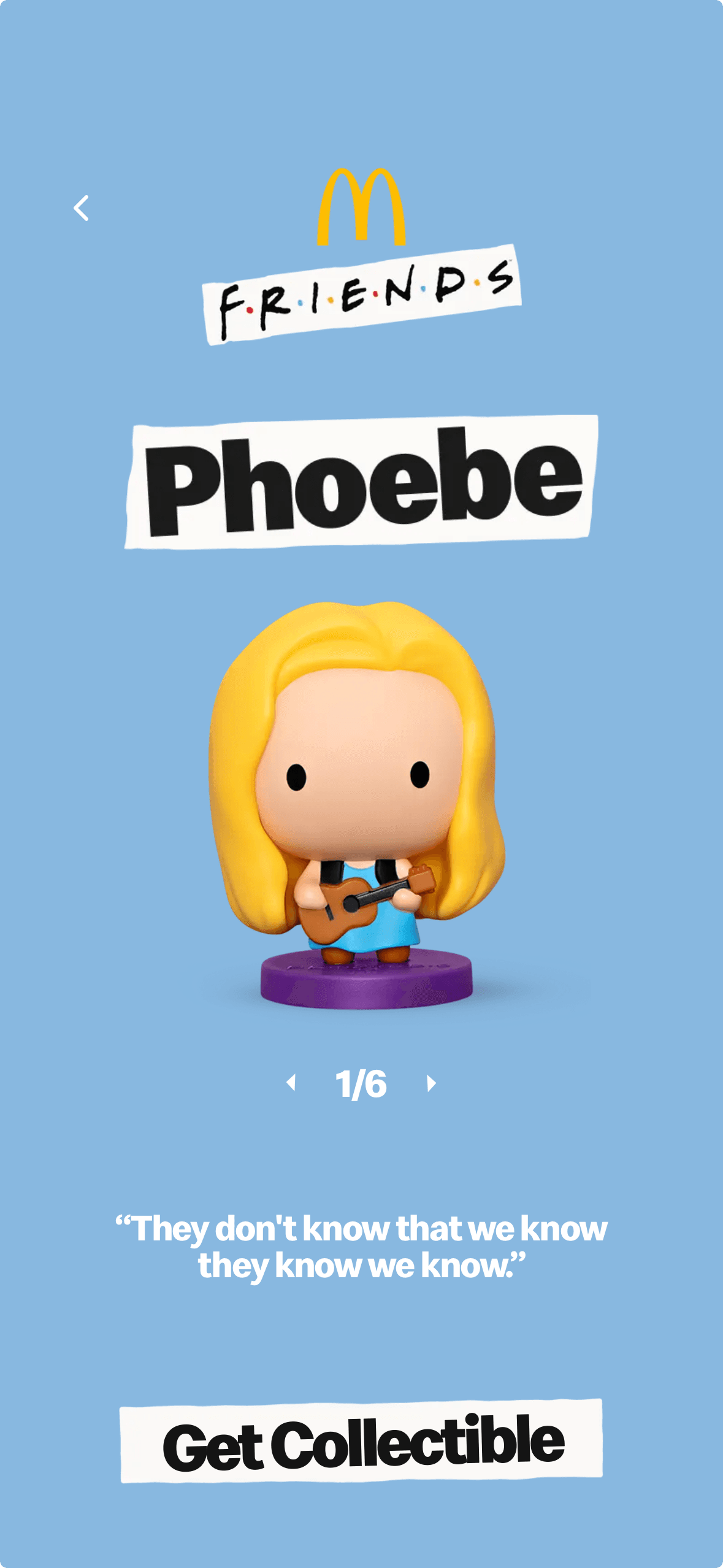 McDonald's friends campaign screen